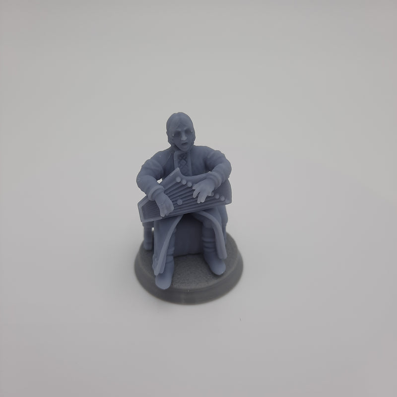 Miniature Viking Figurine - Villagers -  Dwellers - (choice of 7 different) - DnD - Fate of the Norns - Grey/Unpainted