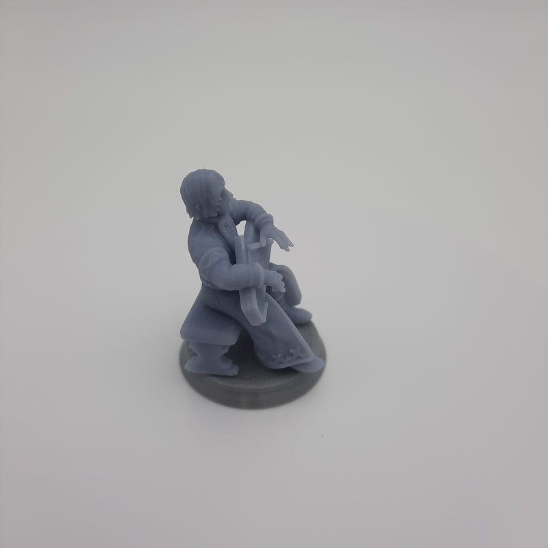 Miniature Viking Figurine - Villagers -  Dwellers - (choice of 7 different) - DnD - Fate of the Norns - Grey/Unpainted