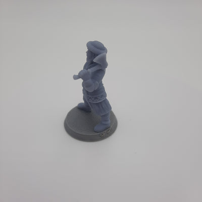 Miniature Viking Figurine - Villagers -  Dwellers - (choice of 7 different) - DnD - Fate of the Norns - Grey/Unpainted