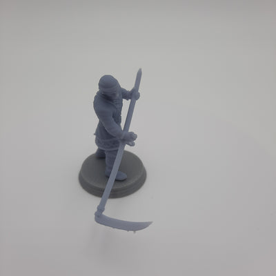 Miniature Viking Figurine - Villagers -  Dwellers - (choice of 7 different) - DnD - Fate of the Norns - Grey/Unpainted