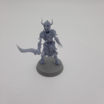 Figurine miniature - Squelette (3 modèles) - DnD - Gris/Non peint