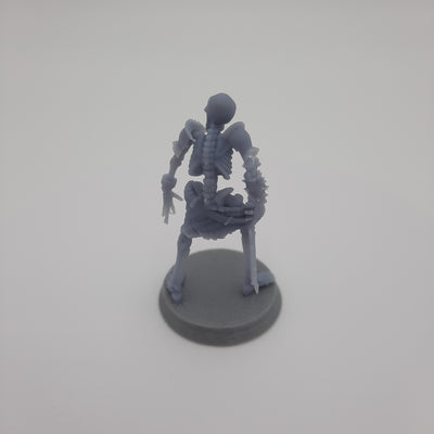 Figurine miniature - Squelette (3 modèles) - DnD - Gris/Non peint