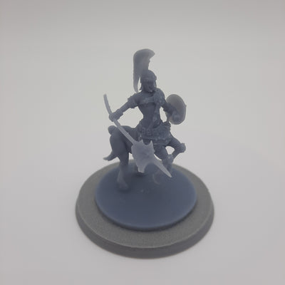 Miniature figurine - Centaur Lancier - DnD - Grey/Unpainted