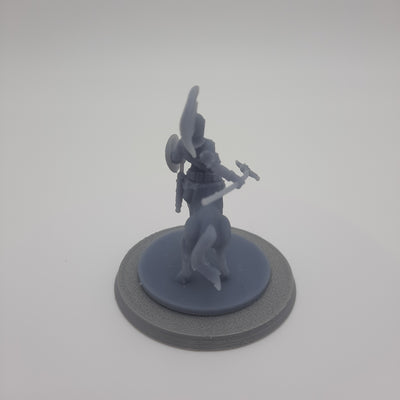 Miniature figurine - Centaur Lancier - DnD - Grey/Unpainted