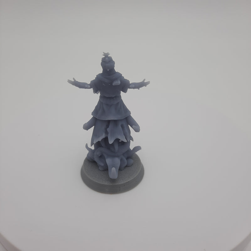 Figurine miniature - Fanatique de culte - DnD - Gris/Non peint