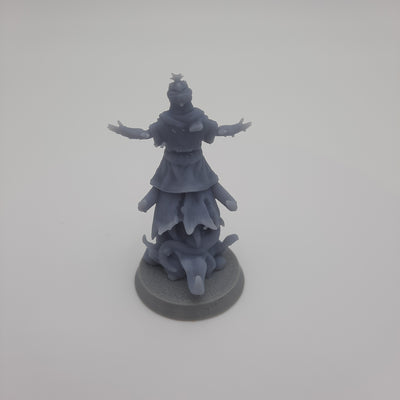 Miniature figurine - Cult fanatic - DnD -Grey/Unpainted