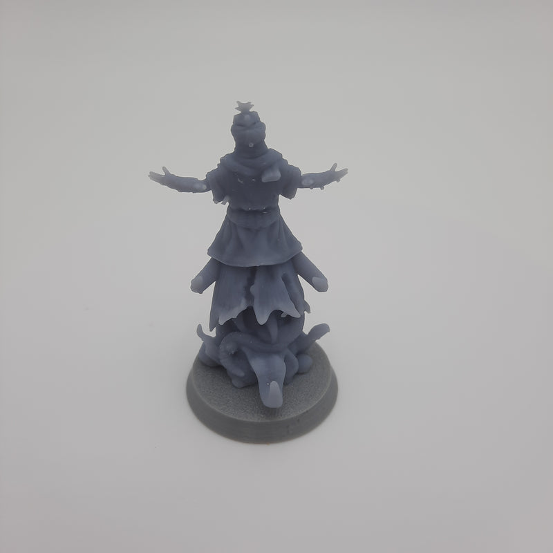 Figurine miniature - Fanatique de culte - DnD - Gris/Non peint