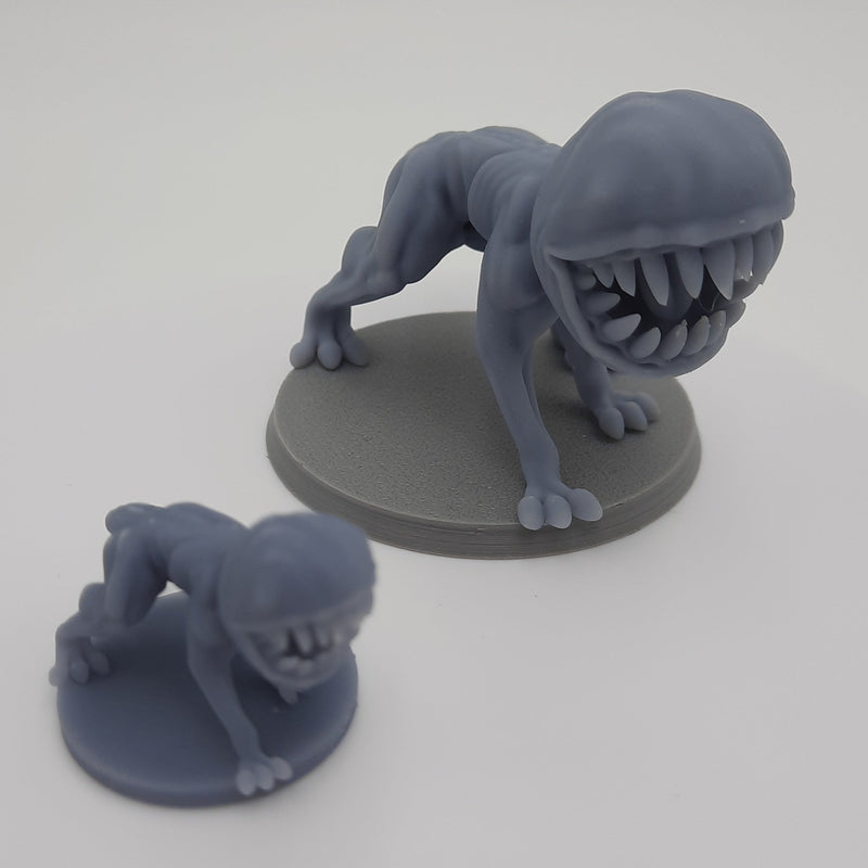 Figurine miniature - Shoggoth - DnD - Gris/Non peint