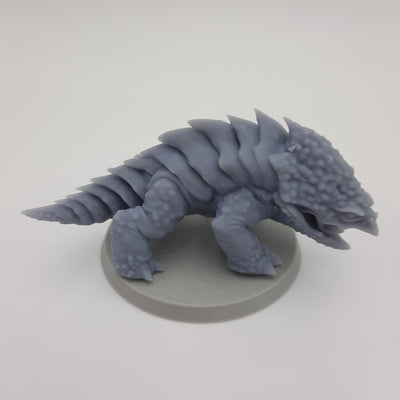 Figurine miniature - Bulette – DnD - Gris/Non peint