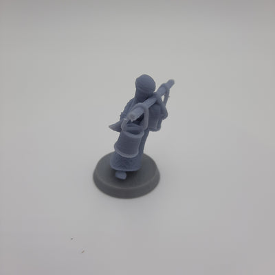 Miniature Viking Figurine - Villagers -  Dwellers - (choice of 7 different) - DnD - Fate of the Norns - Grey/Unpainted