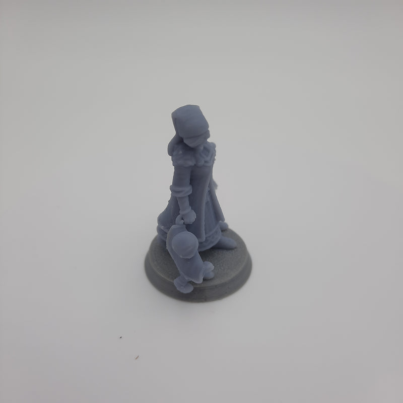 Miniature Viking Figurine - Villagers -  Dwellers - (choice of 7 different) - DnD - Fate of the Norns - Grey/Unpainted