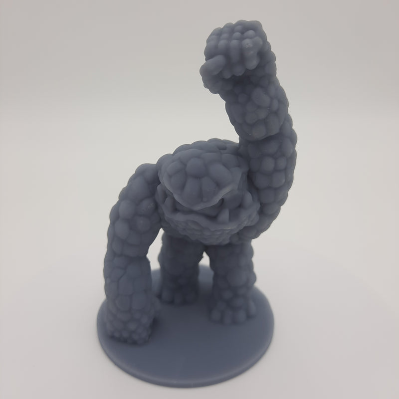 Miniature Figurine - Stone / Clay Golem - DnD- Gray/Unpainted