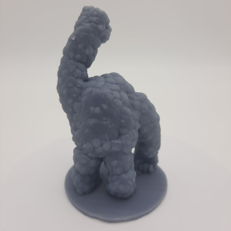 Miniature Figurine - Stone / Clay Golem - DnD- Gray/Unpainted