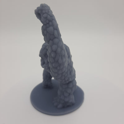 Miniature Figurine - Stone / Clay Golem - DnD- Gray/Unpainted