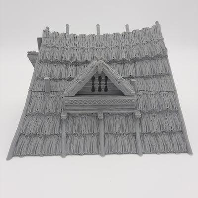 Décors miniature - Maison du villageois - Viking - DnD - Fate of the Norns - Gris/Non peint