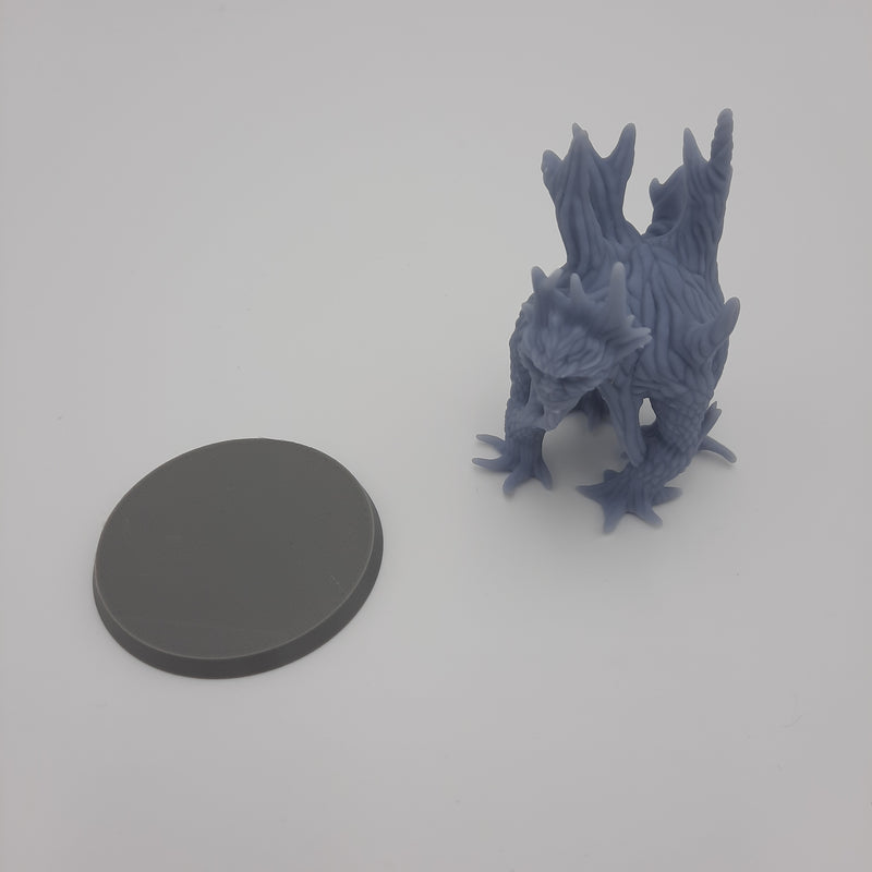 Miniature Figurine - Forest Spirit - DnD - Gray/Unpainted