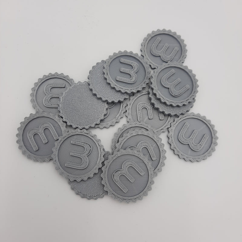 Boardgames accessories - Coin tokens (96 pieces)