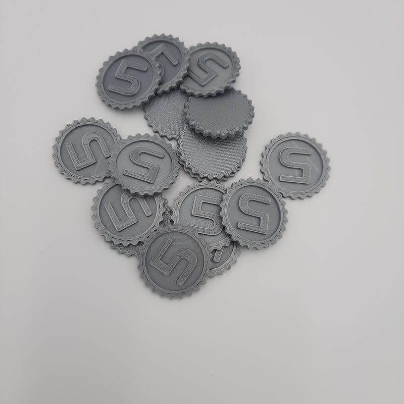 Boardgames accessories - Coin tokens (96 pieces)