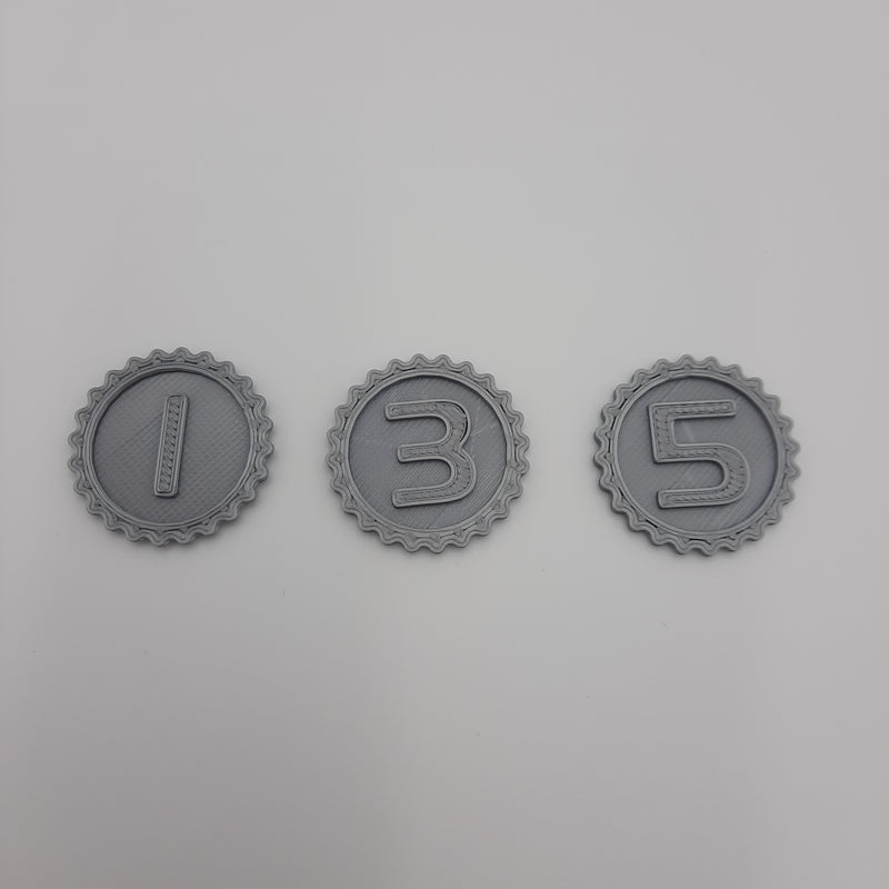 Boardgames accessories - Coin tokens (96 pieces)
