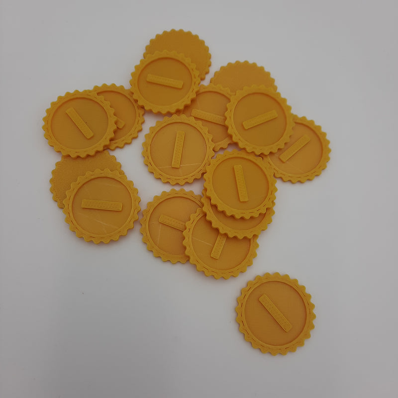 Boardgames accessories - Coin tokens (96 pieces)
