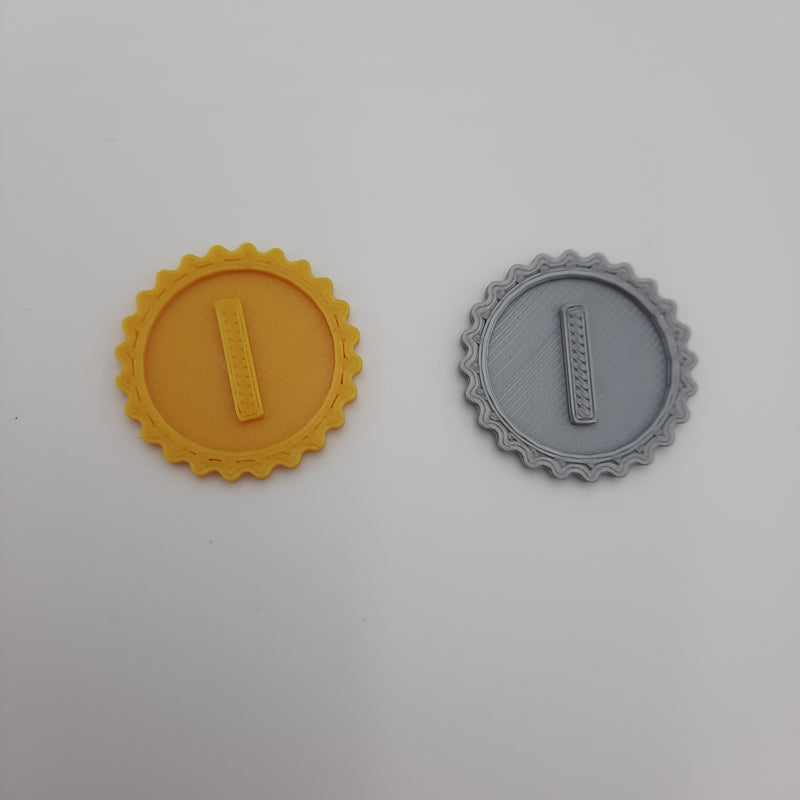 Boardgames accessories - Coin tokens (96 pieces)