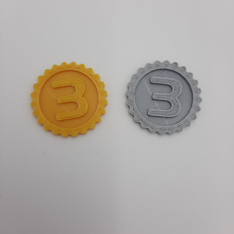 Boardgames accessories - Coin tokens (96 pieces)