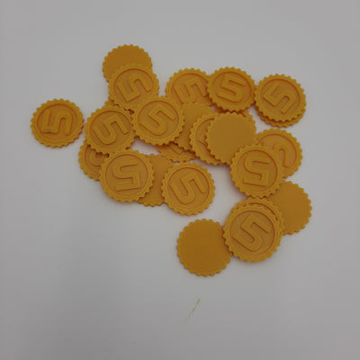 Boardgames accessories - Coin tokens (96 pieces)