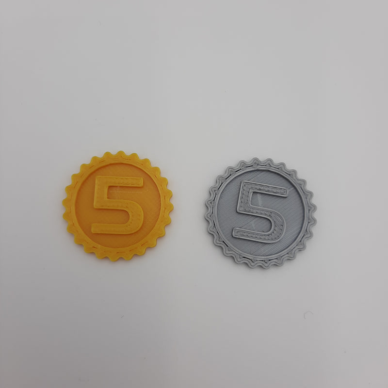 Boardgames accessories - Coin tokens (96 pieces)