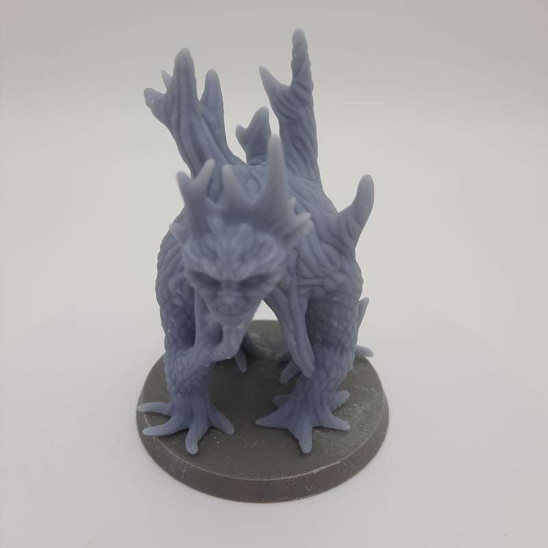 Miniature Figurine - Forest Spirit - DnD - Gray/Unpainted