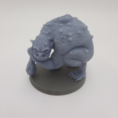 Figurine miniature - Troll des cavernes - DnD - Gris/Non peint