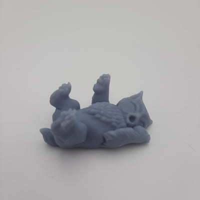 Miniature figurine - Owlbear Ursea Bubo -  (2 figurines) - DnD -Gray/unpainted