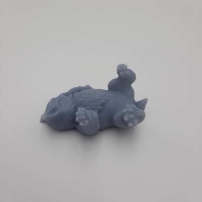 Miniature figurine - Owlbear Ursea Bubo -  (2 figurines) - DnD -Gray/unpainted
