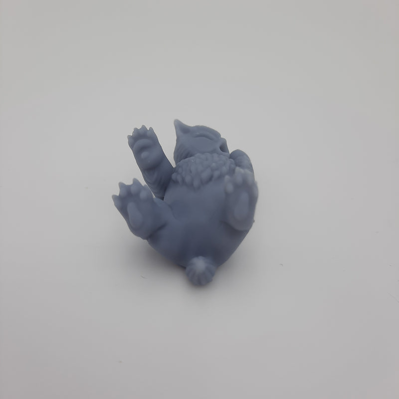 Miniature figurine - Owlbear Ursea Bubo -  (2 figurines) - DnD -Gray/unpainted