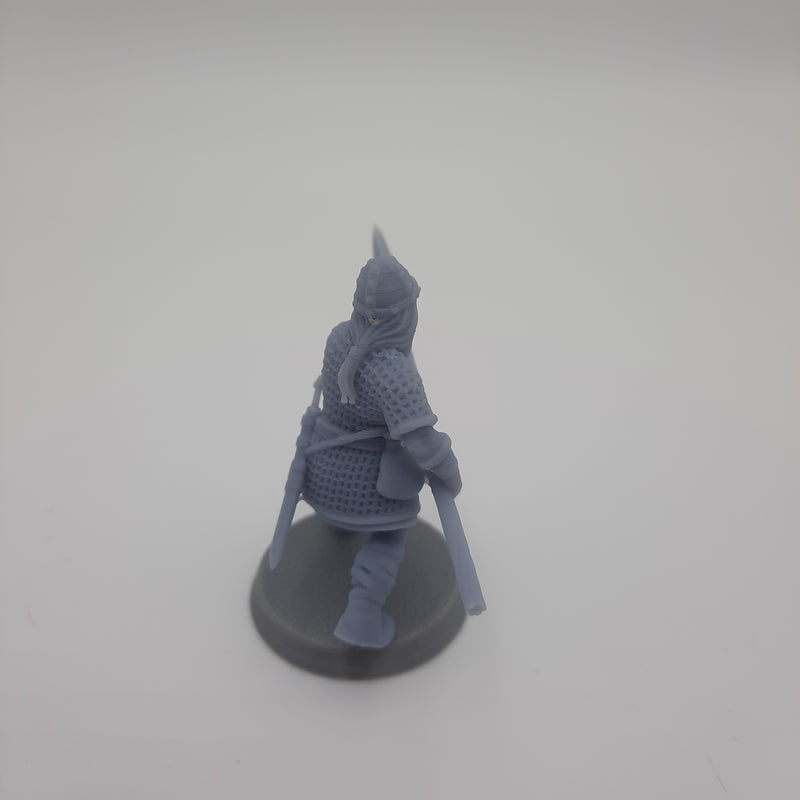 Miniature Figurine - Henrik the Einherjar - Viking Warrior - DnD - Fate of the Norns - Grey/Unpainted