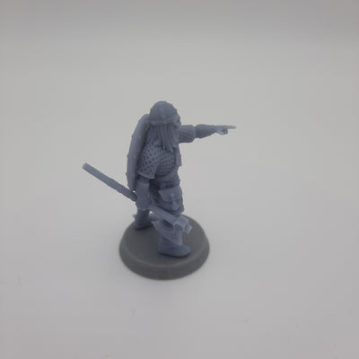 Miniature Viking Figurine - Roald the Garldr - Viking Warrior - DnD - Fate of the Norns - Grey/Unpainted