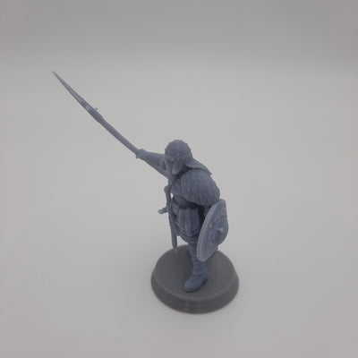 Miniature Viking Figurine - Ragnar the Son of Muspel - Viking warrior - DnD- Fate of the Norns - Grey/Unpainted