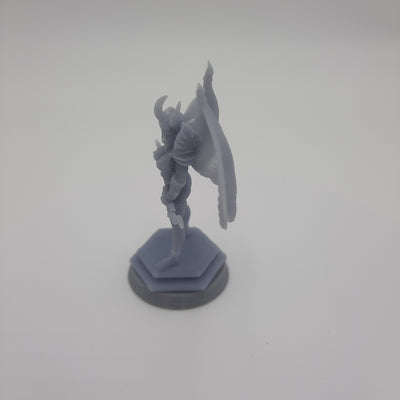 Figurine miniature - Succube - DnD - Gris/Non peint