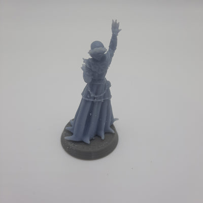 Figurine miniature - Flagelleur mental, main en l'air (Mind Flayer) - DnD - Gris/Non peint