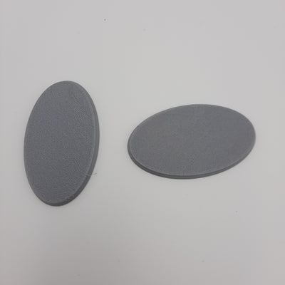 Bases - Base ovale 35 mm x 60 mm (kit de 7) - DnD- Warhammer - Non peint