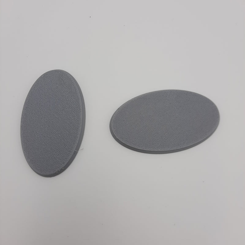 Figurine miniature - Base ovale 35 mm x 60 mm (kit de 7) - DnD- Warhammer - Non peint