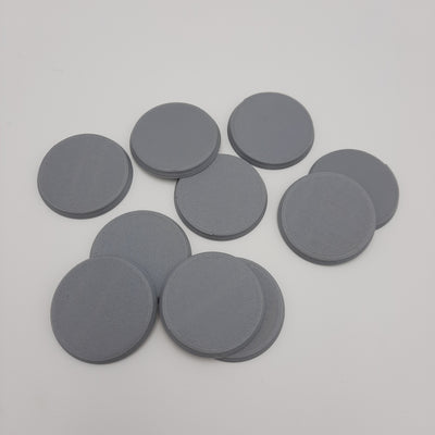 Bases - Base ronde 40 mm pour figurines (kit de 10) - DnD - Warhammer - Non peint