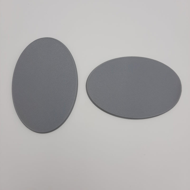 Base ovale 70 mm x 105 mm (kit de 3)
