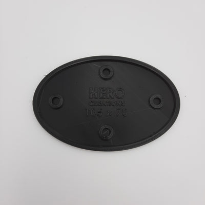 Base ovale 70 mm x 105 mm (kit de 3)