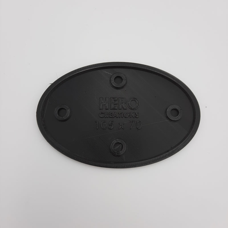 Base ovale 70 mm x 105 mm (kit de 3)