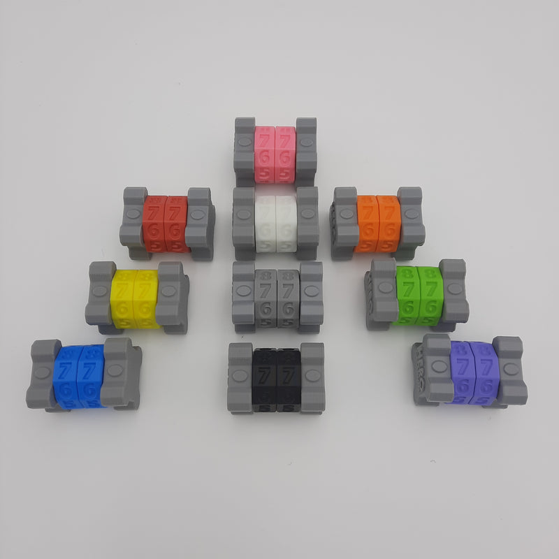 Accessoires de jeux - Compteur de points 2 anneaux (Magic the Gathering - Gloomhaven - Jeux de sociétés)
