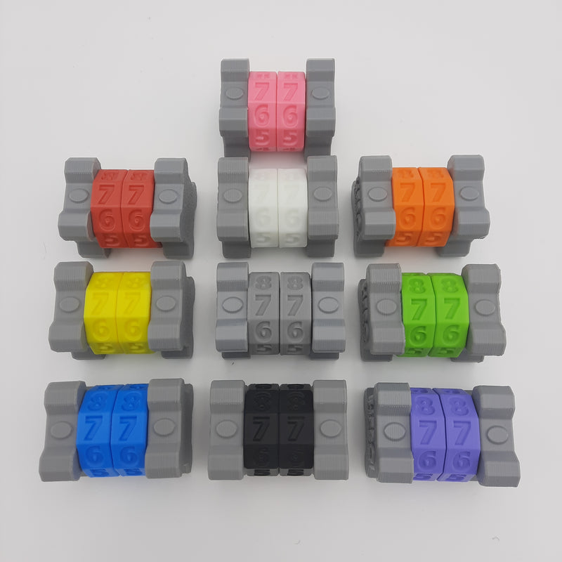 Accessoires de jeux - Compteur de points 2 anneaux (Magic the Gathering - Gloomhaven - Jeux de sociétés)
