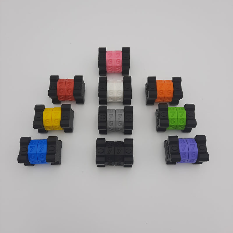 Accessoires de jeux - Compteur de points 2 anneaux (Magic the Gathering - Gloomhaven - Jeux de sociétés)