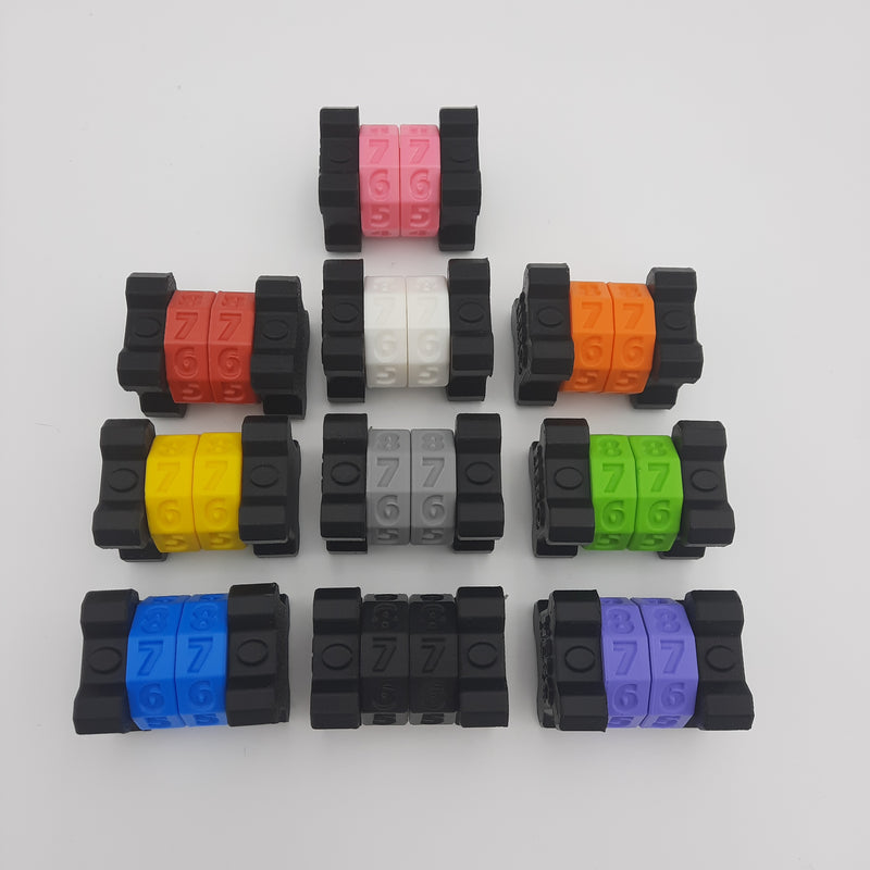 Accessoires de jeux - Compteur de points 2 anneaux (Magic the Gathering - Gloomhaven - Jeux de sociétés)