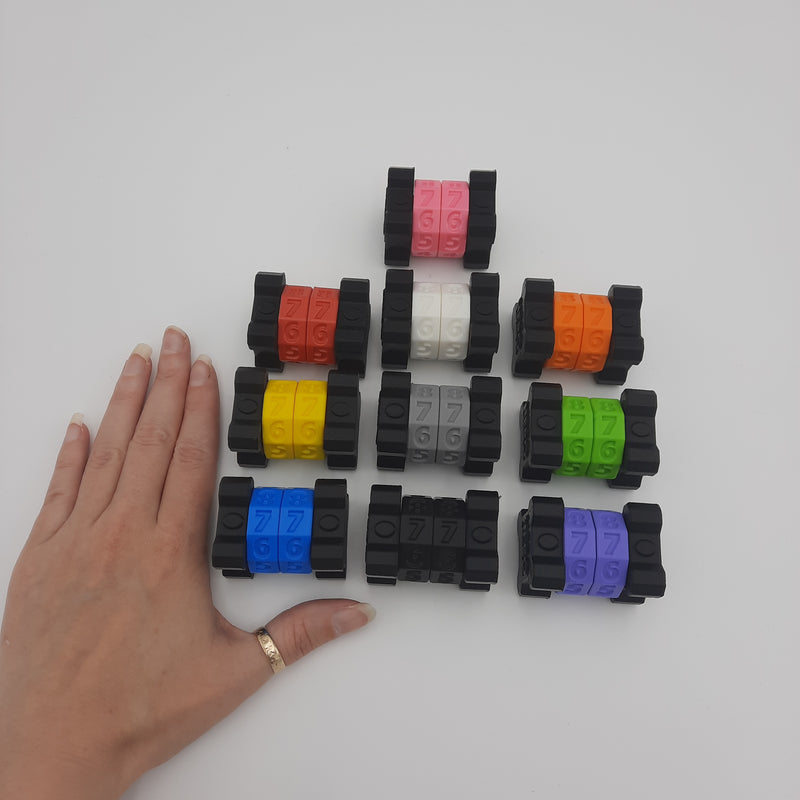 Accessoires de jeux - Compteur de points 2 anneaux (Magic the Gathering - Gloomhaven - Jeux de sociétés)