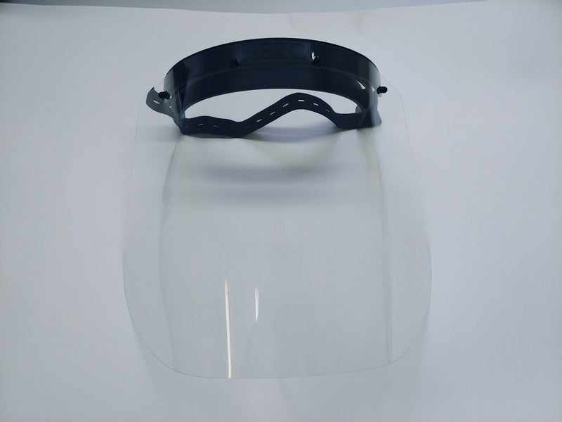 Clear replacement face shield for HERO Creations